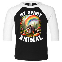 My Spirit Animal Racoon Toddler 3/4 Sleeve Tee | Artistshot