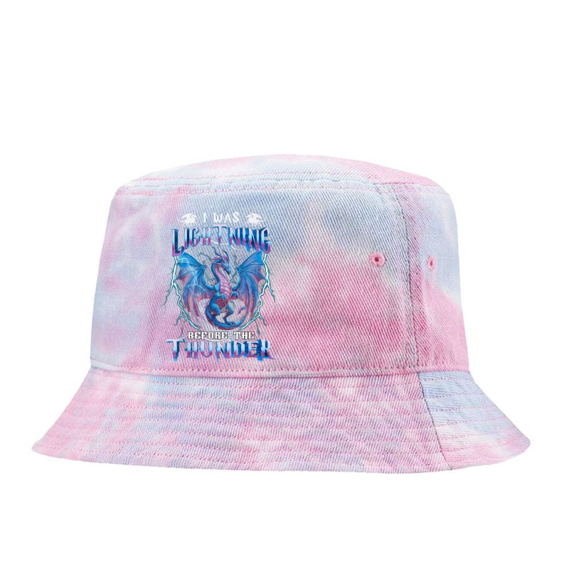 Vintage Art Funny Dragons Outfits Magical Animal P Tie Dyed Bucket Hat by Rebecca Mitchell | Artistshot