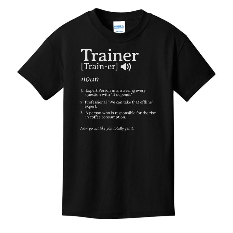 Coffee Humor For Trainers Basic Youth T-shirt | Artistshot