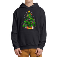 Dog Cat Paws Christmas Tree Urban Pullover Hoodie | Artistshot