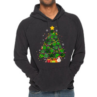 Dog Cat Paws Christmas Tree Vintage Hoodie | Artistshot