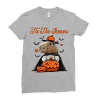 It's The Season Halloween Capybara Ladies Fitted T-shirt | Artistshot