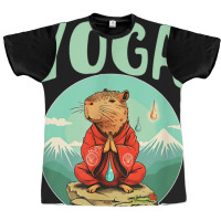 Good Days Start With Yoga Find Your Inner Capy Graphic T-shirt | Artistshot