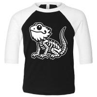 Xray Skeleton Bearded Dragon Funny Toddler 3/4 Sleeve Tee | Artistshot