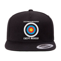 Cool Archery 5 Panel Snapback Cap | Artistshot