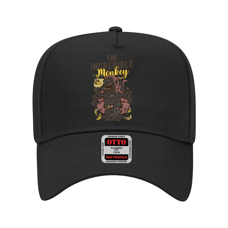 The Incredible Monkey Animal Adjustable Baseball Cap by New Nice Shirt | Artistshot