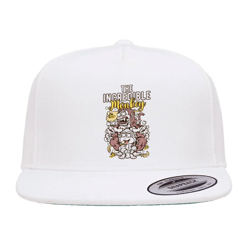 The Incredible Monkey Animal 5 panel snapback cap by New Nice Shirt | Artistshot