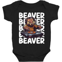 Beaver Lover Dj Baby Bodysuit | Artistshot