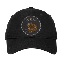 Ew People Mouse Rat Pet Rodent Animal Introvert Adjustable Cap - Leatherette Patch | Artistshot