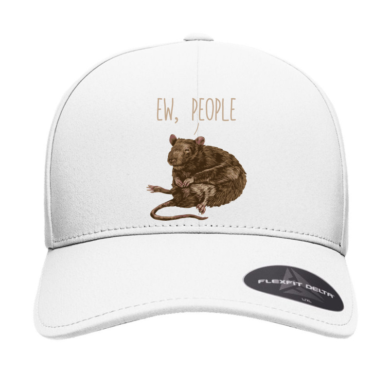 Ew People Mouse Rat Pet Rodent Animal Introvert Seamless Cap by Rebecca Mitchell | Artistshot