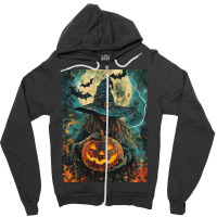 Halloween Kids Design Zipper Hoodie | Artistshot