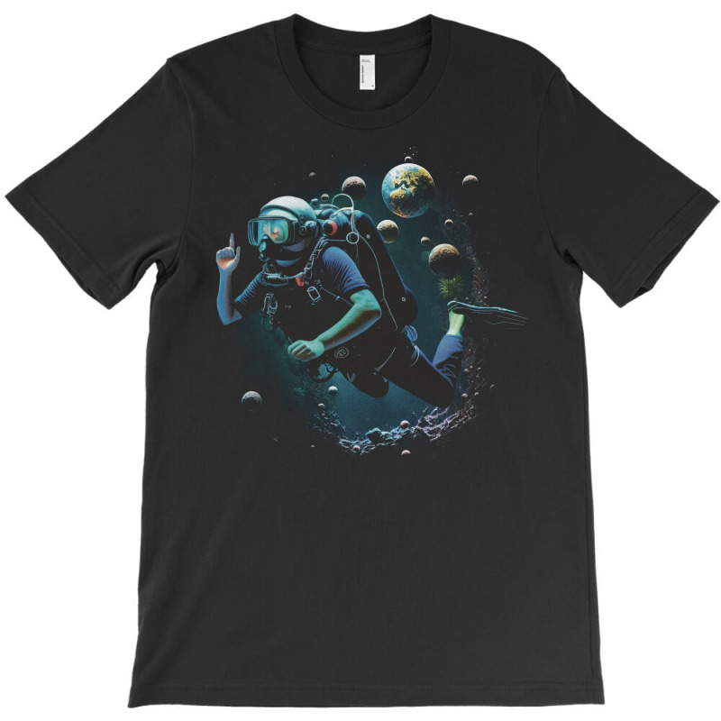 Astronaut Sea Diver T-shirt | Artistshot