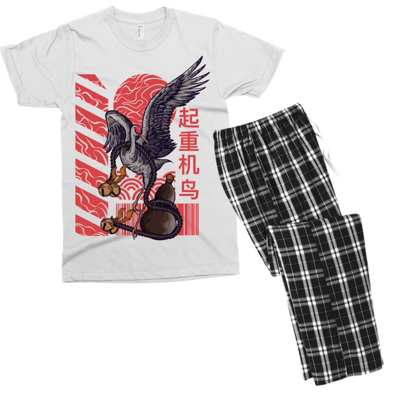 The Crane Kung-fu Animal Men's T-shirt Pajama Set | Artistshot