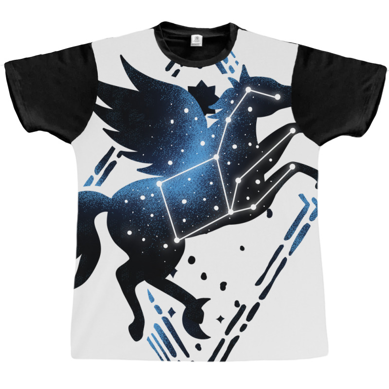 Animal Zodiac - Pegasus Mythical Creature Graphic T-shirt | Artistshot