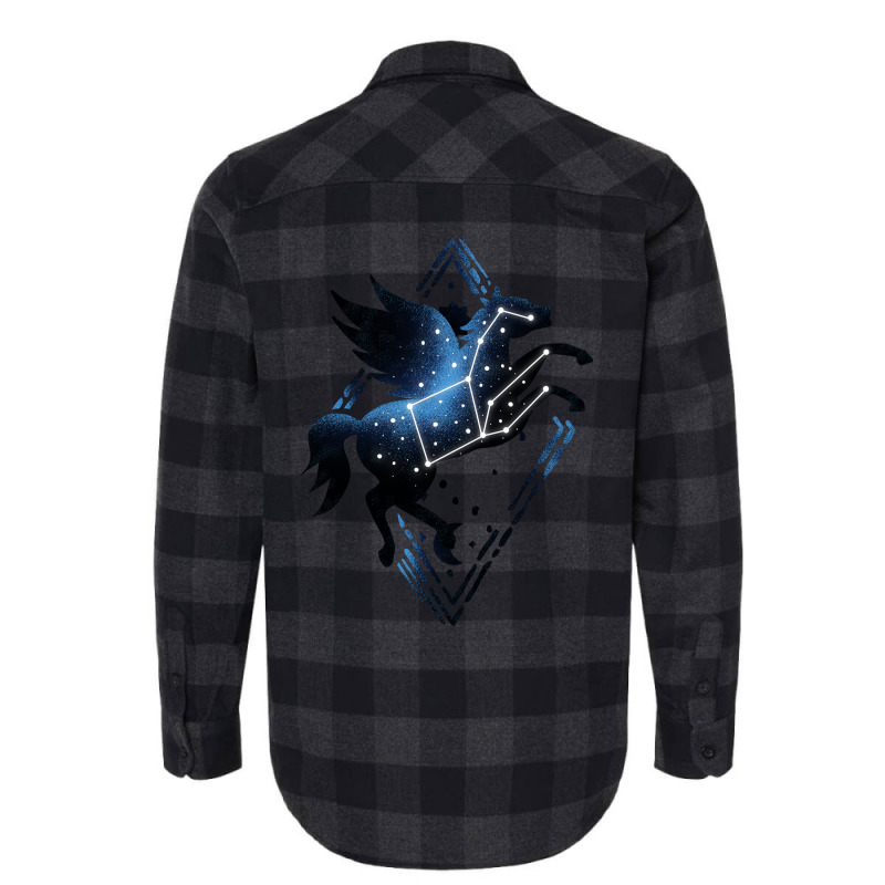 Animal Zodiac - Pegasus Mythical Creature Flannel Shirt | Artistshot