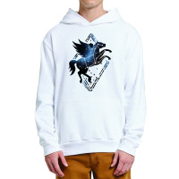 Animal Zodiac - Pegasus Mythical Creature Urban Pullover Hoodie | Artistshot