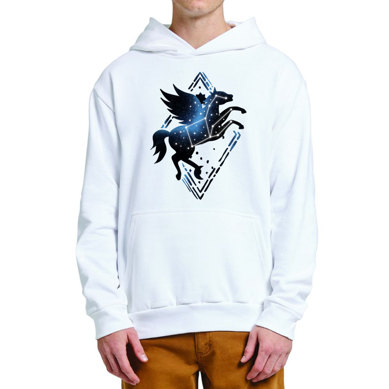 Animal Zodiac - Pegasus Mythical Creature Urban Pullover Hoodie | Artistshot