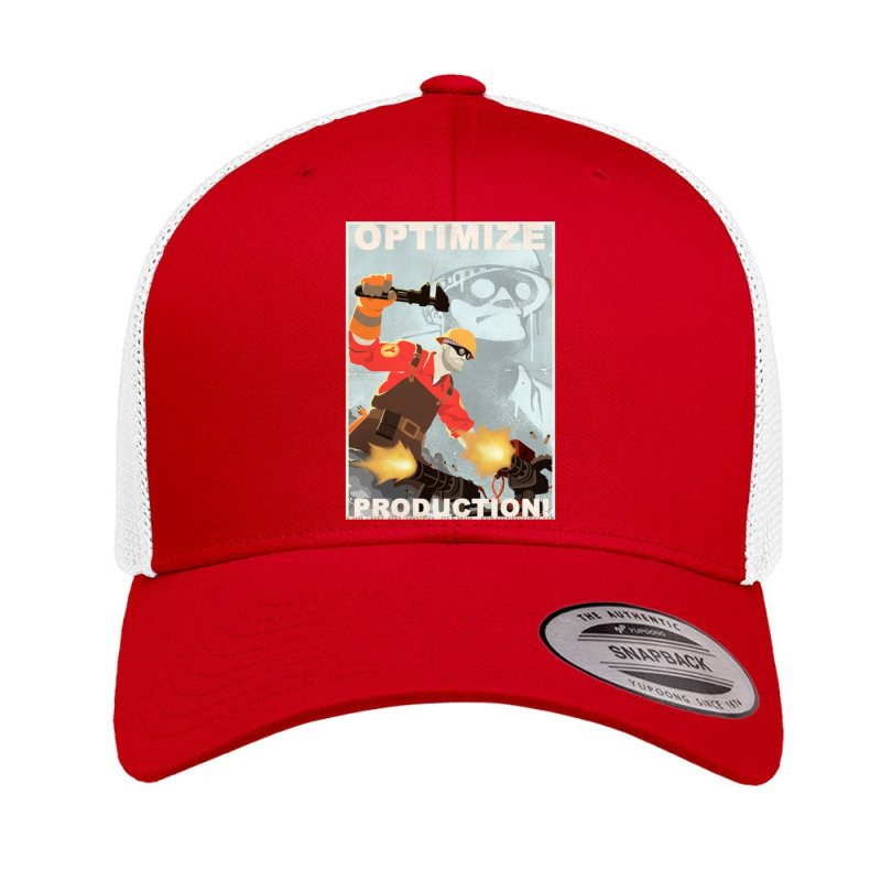 Optimize Production Tf2 Engineer Retro Trucker Cap | Artistshot