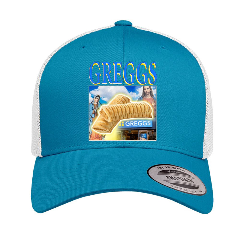 Greggs Sausage Roll, The Greggs Sausage Roll, Greggs Sausage Rolls, Gr Retro Trucker Cap by SHOPPERTHIT | Artistshot