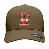 Football This Is My Christmas Pajama Football Xmas Boys Men 377 Seamless Cap | Artistshot