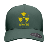 Vintage Nostalgic Radioactive Nuclear War Symbol Seamless Cap | Artistshot