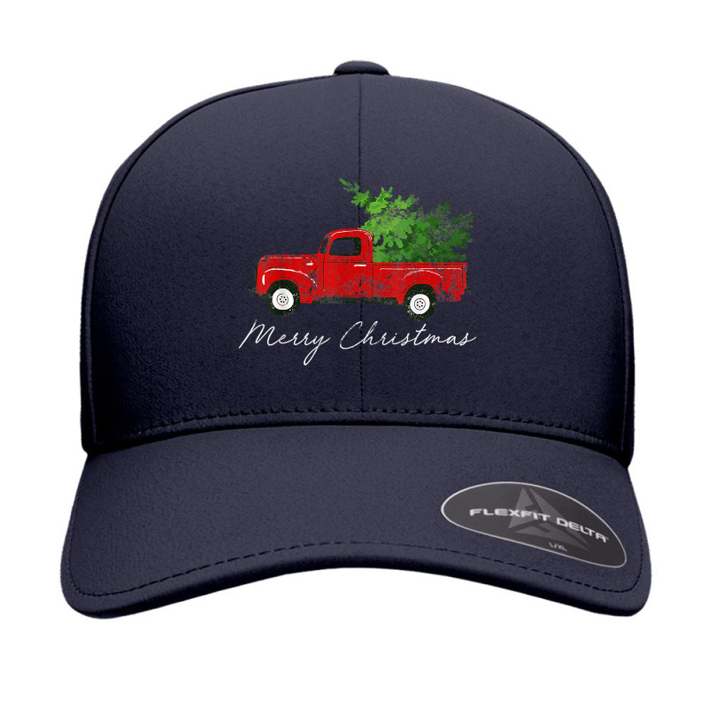 Vintage Wagon Christmas Tree On Car Xmas Vacation T-shirt Seamless Cap by cm-arts | Artistshot