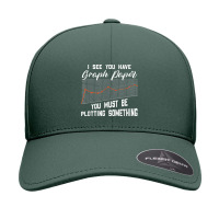 Funny Math Pun - I See You Have A Graph Paper Funny Gifts Boys Girls Seamless Cap | Artistshot