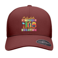 Womens Calculate Kindness Into Every Equation Mathematicians Funny Gif Seamless Cap | Artistshot