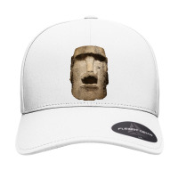 Easter Island Moai Statue Monolith World Mystery Seamless Cap | Artistshot