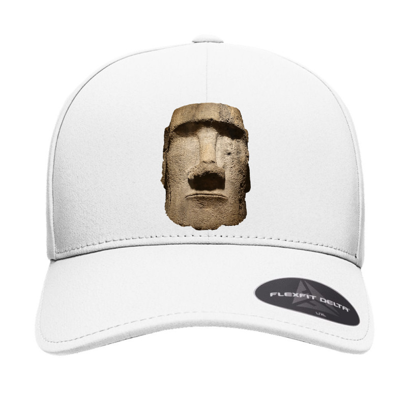 Easter Island Moai Statue Monolith World Mystery Seamless Cap | Artistshot