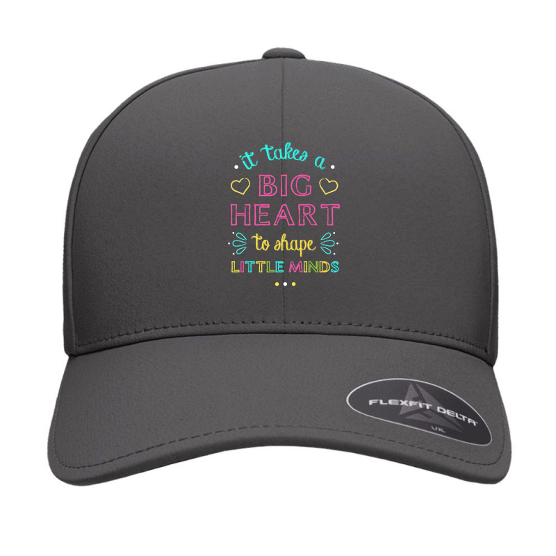 It Takes A Big Heart To Shape Little Minds Teacher Seamless Cap by LembckeAleeya | Artistshot