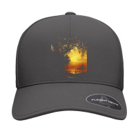 Famous Paintings T  Shirt Island Of New Providence By Albert Bierstadt Seamless Cap | Artistshot