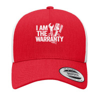 I Am The Warranty Race Car Parts Repair Guy Funny Mechanic T Shirt Yupoong Trucker Cap | Artistshot