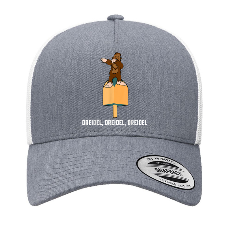 Bigfoot Dabbing Dreidel Funny Hanukkah Jewish Shirt Yupoong Trucker Cap | Artistshot