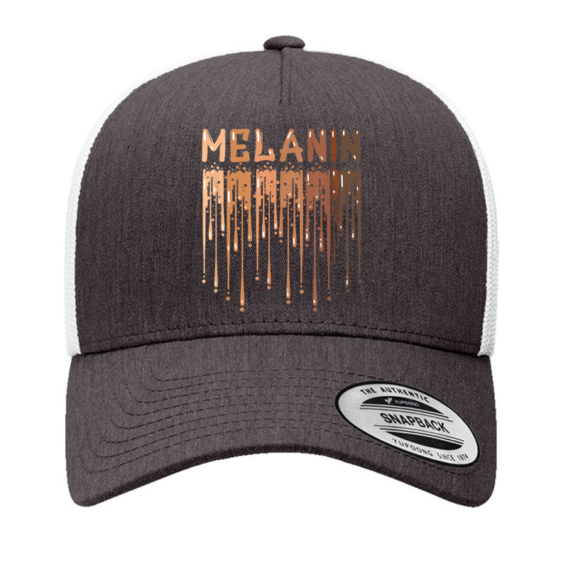 Drippin Melanin For Women Pride   Gifts Black History Month T Shirt Yupoong Trucker Cap | Artistshot