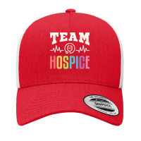 Team Hospice Nurse Aide Doctor End Of Life Palliative Care Sweatshirt Yupoong Trucker Cap | Artistshot