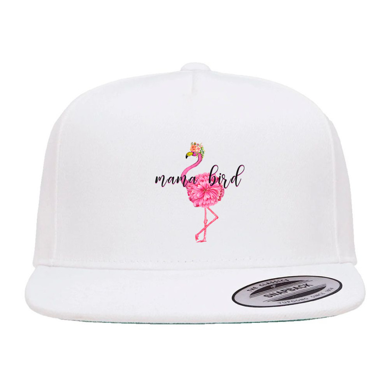 Flower Pink Mama Bird Momma Flamingo Summer Sea 2019 Floral 5 panel snapback cap by sieuduong86 | Artistshot