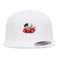 Piccolo And Goku Go To Driving School 5 Panel Snapback Cap | Artistshot