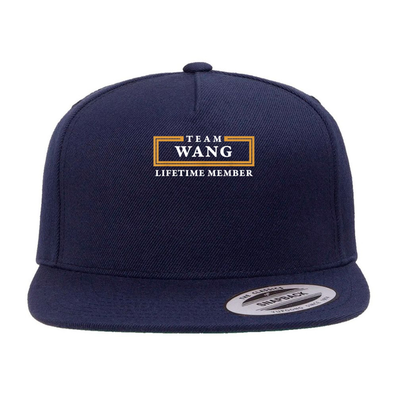 Team Wang Lifetime Member Surname T Shirt 5 panel snapback cap by aringzaodeanl | Artistshot