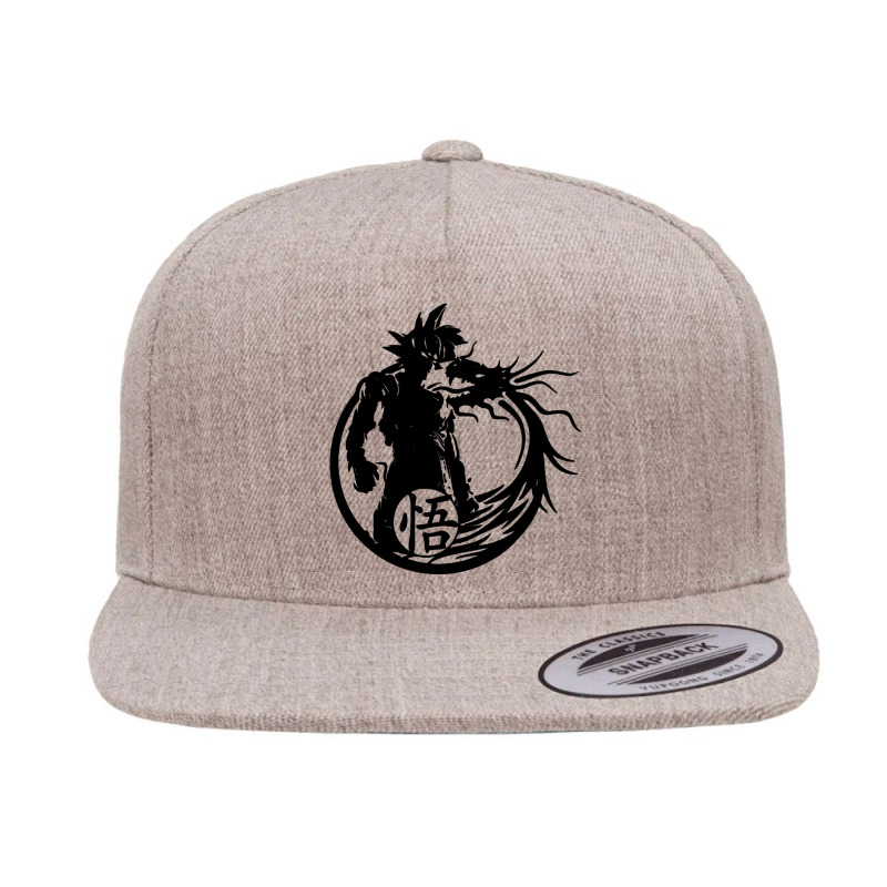 Goku Super Saiyan Ultra Dragon 5 panel snapback cap by litawina | Artistshot