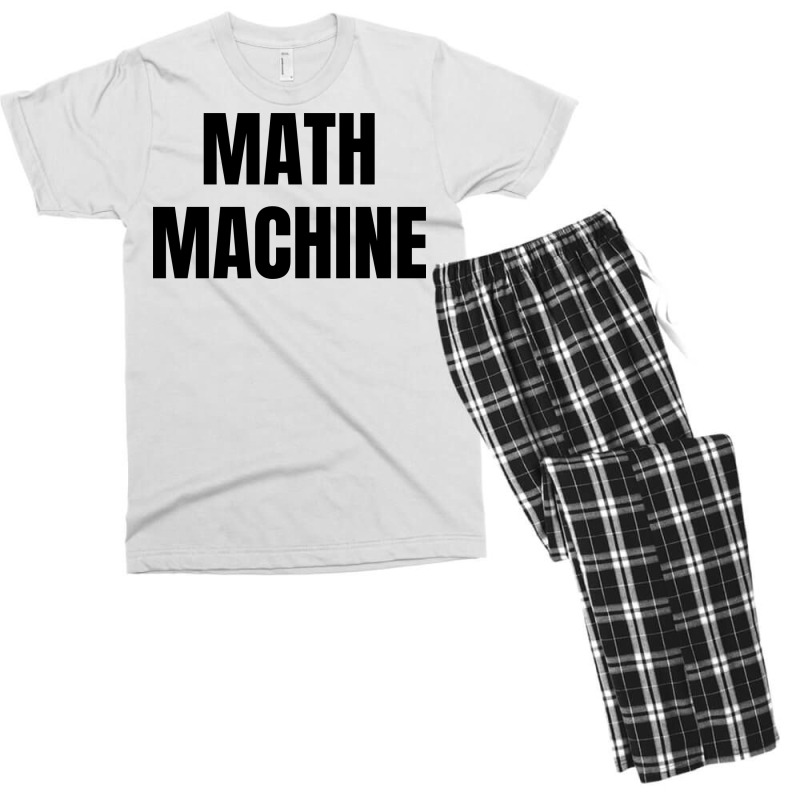 Math Machine Men's T-shirt Pajama Set | Artistshot