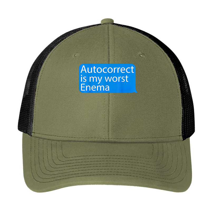 Autocorrect Is My Worst Enema Hilarious T Shirt Pa Trucker Cap by sowleomballoucgp | Artistshot