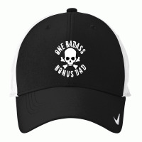 One Badass Bonus Step Dad Nike Dri-fit Cap | Artistshot