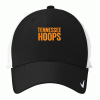 Tennessee Hoops Shirt Basketball Fan Orange White Cheer Gift T Shirt Nike Dri-fit Cap | Artistshot