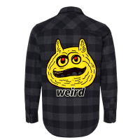 The Word Weird Flannel Shirt | Artistshot