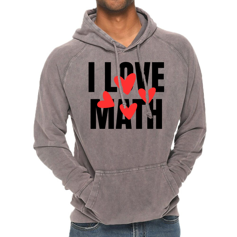 I Love Math Vintage Hoodie | Artistshot