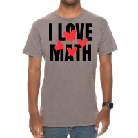 I Love Math Vintage T-shirt | Artistshot