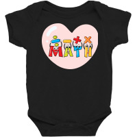 I Love Math Baby Bodysuit | Artistshot