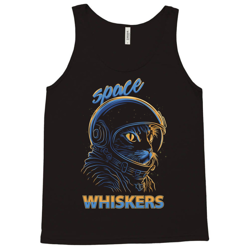 Space Kitty Whiskers Tank Top | Artistshot