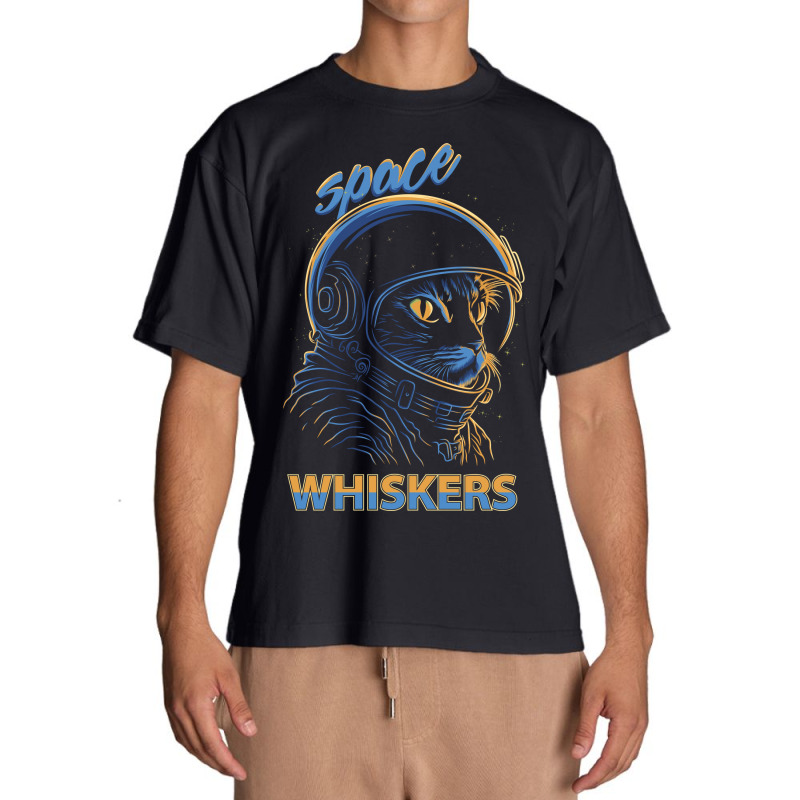 Space Kitty Whiskers Urban Heavy T-shirt | Artistshot